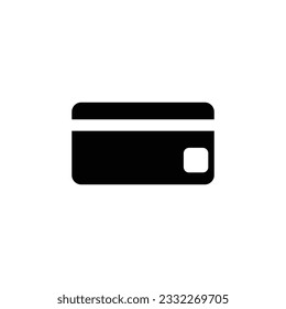 Credit card - black vector icon bank card 