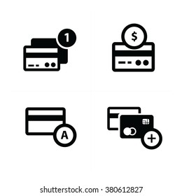 credit card  with bubble icon