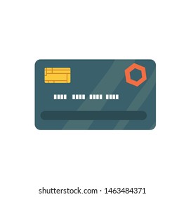 credit card or business card vector illustration