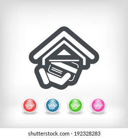 Credit card button