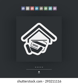 Credit card button