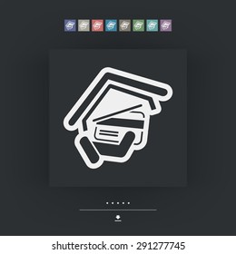 Credit card button icon