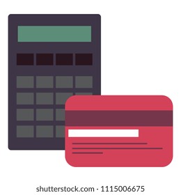 credit card with calculator