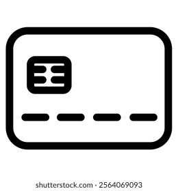 Credit card - clean and modern ecommerce and online marketing icon