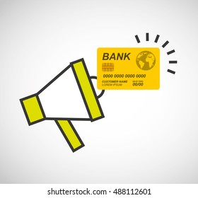 credit card with commerce icon vector illustration design
