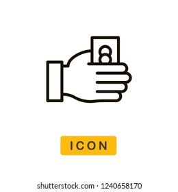 Credit card cyber monday vector icon