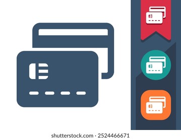 Credit Card, Debit Card Icon. Professional, pixel perfect icon. EPS 10 format.
