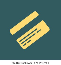 Credit card design . Eps 10 vector illustration.
