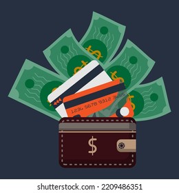 Credit Card design for online shopping, online payment concept. for business finance, online banking, and shopping online. vector illustration