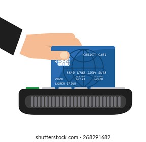 credit card design, vector illustration eps10 graphic 