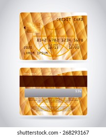 credit card design, vector illustration eps10 graphic 