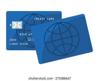 credit card design, vector illustration eps10 graphic 