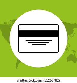 credit card design, vector illustration eps10 graphic 
