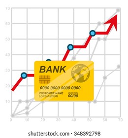 credit card design, vector illustration eps10 graphic 