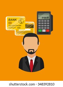 credit card design, vector illustration eps10 graphic 