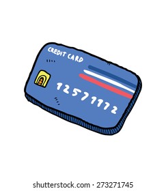 credit card doodle