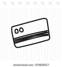 Credit card doodle