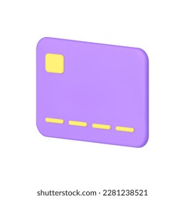 Credit card e money shopping online payment banking balance business retail 3d icon realistic vector illustration. Financial contactless cashless internet paying order purchase digital technology