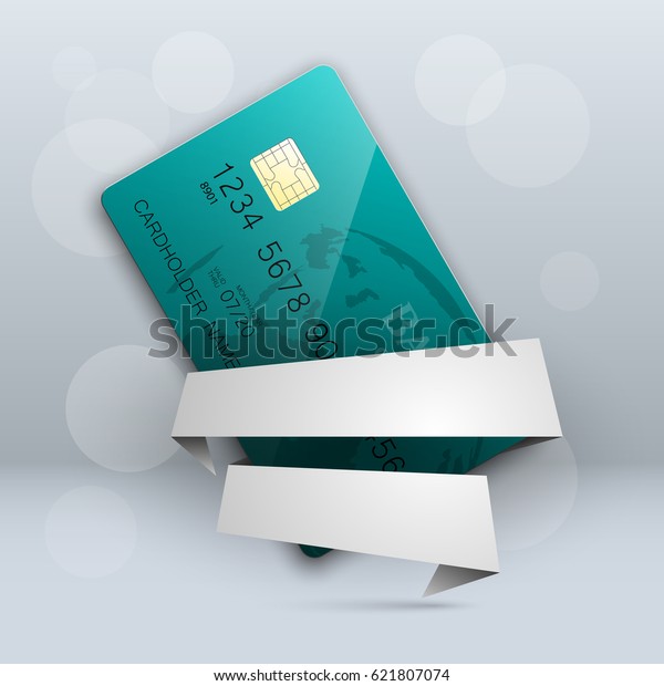 Credit Card Empty Stripe Banner Banking Stock Image Download Now