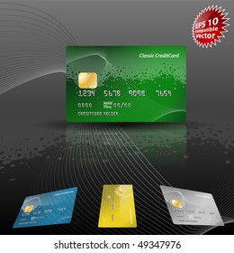 Credit Card EPS 10 Compatible Vector