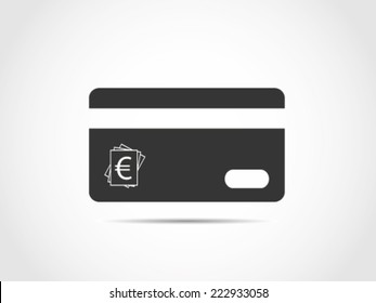 Credit Card Euro Stack Of Bills Report