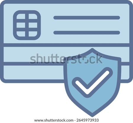Credit Card Filled Blue Tone Icon