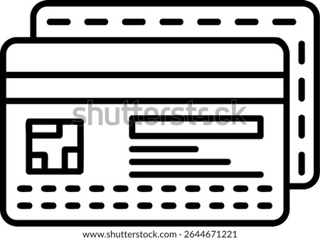 Credit Card Filled Style Icon Design