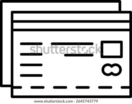 Credit Card Filled Style Icon Design