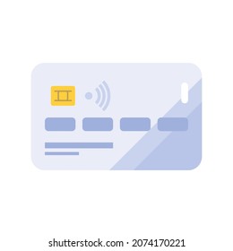 ilustración de vector de clipart plana de tarjeta de crédito