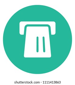 Credit Card Flat Colored Icon