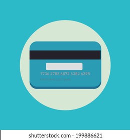 credit card flat design