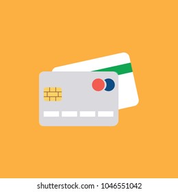 CREDIT CARD FLAT ICON