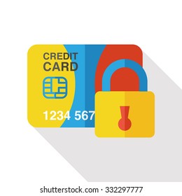 credit card flat icon
