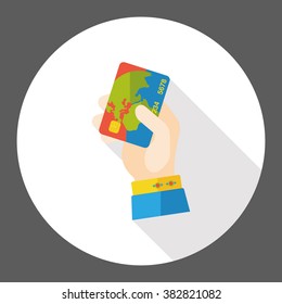 credit card flat icon