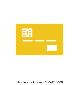 Credit Card Flat Icon Vector Logo Template Illustration