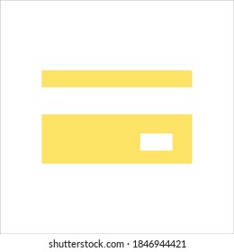 Credit Card Flat Icon Vector Logo Template Illustration