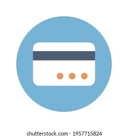 Credit card flat icon credit card vector design