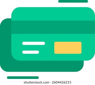 Credit Card Flat Illustration Vector Design