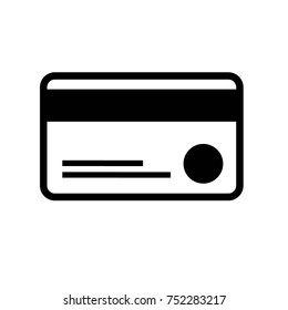 Credit card flat vector icon