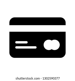 credit card glyph icon