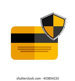 credit card gray object icon vector illustration