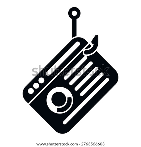 Credit card hooked, symbolizing data theft, fraud, and internet security risk