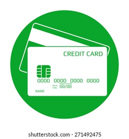 Credit card icon.