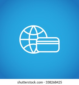 Credit card. icon