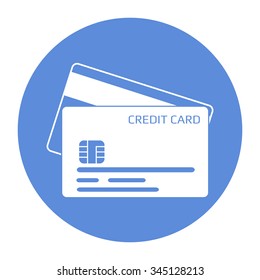 Credit card icon.