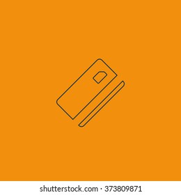 Credit card icon.