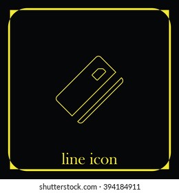 Credit card icon.