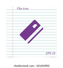 Credit card icon.