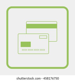 Credit card icon.