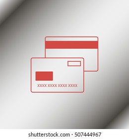 Credit card icon.